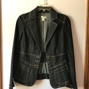 Denim fitted jacket from Cache